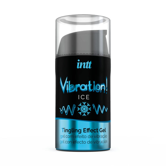 Рідкий вібратор Intt Vibration Ice, густий гель, дуже незвичайний, діє до 30 хвилин