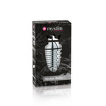 Металева анальна пробка Mystim Hector Helix L для електростимулятора, діаметр 5 см