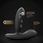 Масажери простати Dorcel P-Stroker з пультом ДК, підігрівом і прицільним масажем, два мотори