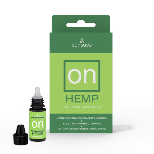 Збуджувальні краплі для клітора Sensuva – ON for Her Hemp Infused Arousal Oil з олією конопель