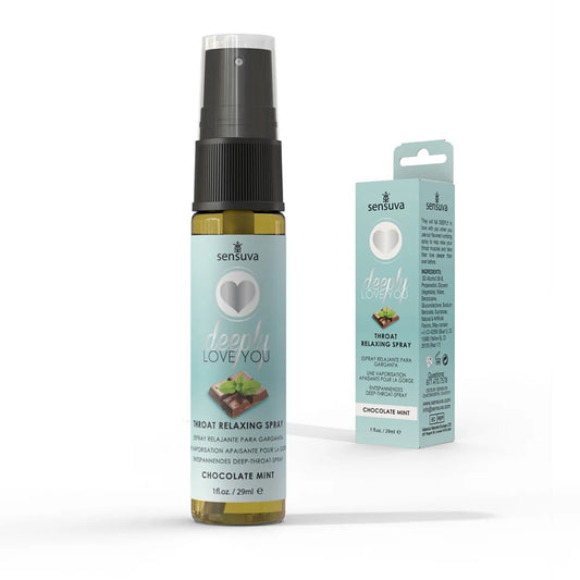 Спрей для мінету Sensuva Deeply Love You Chocolate Mint, для глибокого мінету