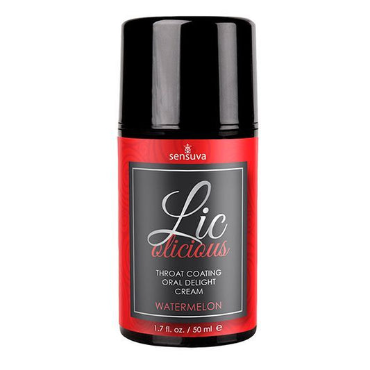 Гель для мінету Sensuva Lic-o-licious Watermelon, оліїстий, без цукру