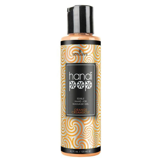 Смачний гель для вишуканих мануальних та оральних пестощів Sensuva Handipop Orange Creamsicle