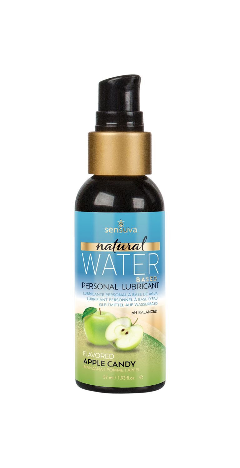 Змазка на водній основі Sensuva Natural Water-Based Apple Candy без гліцерину та парабенів