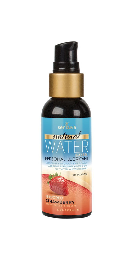 Змазка на водній основі Sensuva Natural Water-Based Strawberry без гліцерину та парабенів