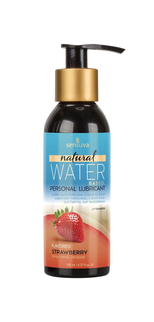 Змазка на водній основі Sensuva Natural Water-Based Strawberry без гліцерину та парабенів
