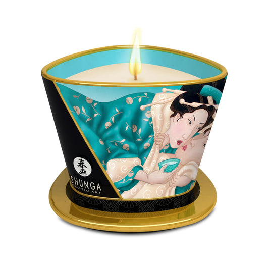 Масажна свічка Shunga Massage Candle – Island Blossoms з афродизіаками