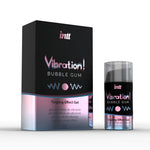 Рідкий вібратор Intt Vibration Bubble Gum, густий гель, дуже смачний, діє до 30 хвилин