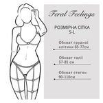 Гартери Feral Feelings - Belt Briefs, трусики, натуральна шкіра