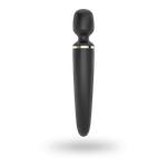 Вібромасажер Satisfyer Wand-er Woman (Black/Gold), водонепроникний, потужний