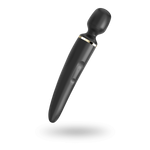 Вібромасажер Satisfyer Wand-er Woman (Black/Gold), водонепроникний, потужний
