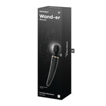 Вібромасажер Satisfyer Wand-er Woman (Black/Gold), водонепроникний, потужний