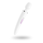 Вібромасажер Satisfyer Wand-er Woman (White/Chrome), водонепроникний, потужний