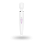 Вібромасажер Satisfyer Wand-er Woman (White/Chrome), водонепроникний, потужний