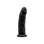 Фалоімітатор SilexD Robby Black (MODEL 2 size 6in), двошаровий, силікон + Silexpan, діаметр 3,5см