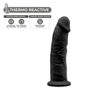 Фалоімітатор SilexD Robby Black (MODEL 2 size 6in), двошаровий, силікон + Silexpan, діаметр 3,5см