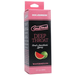 Спрей для мінету Doc Johnson GoodHead DeepThroat Spray - Watermelon для глибокого мінету