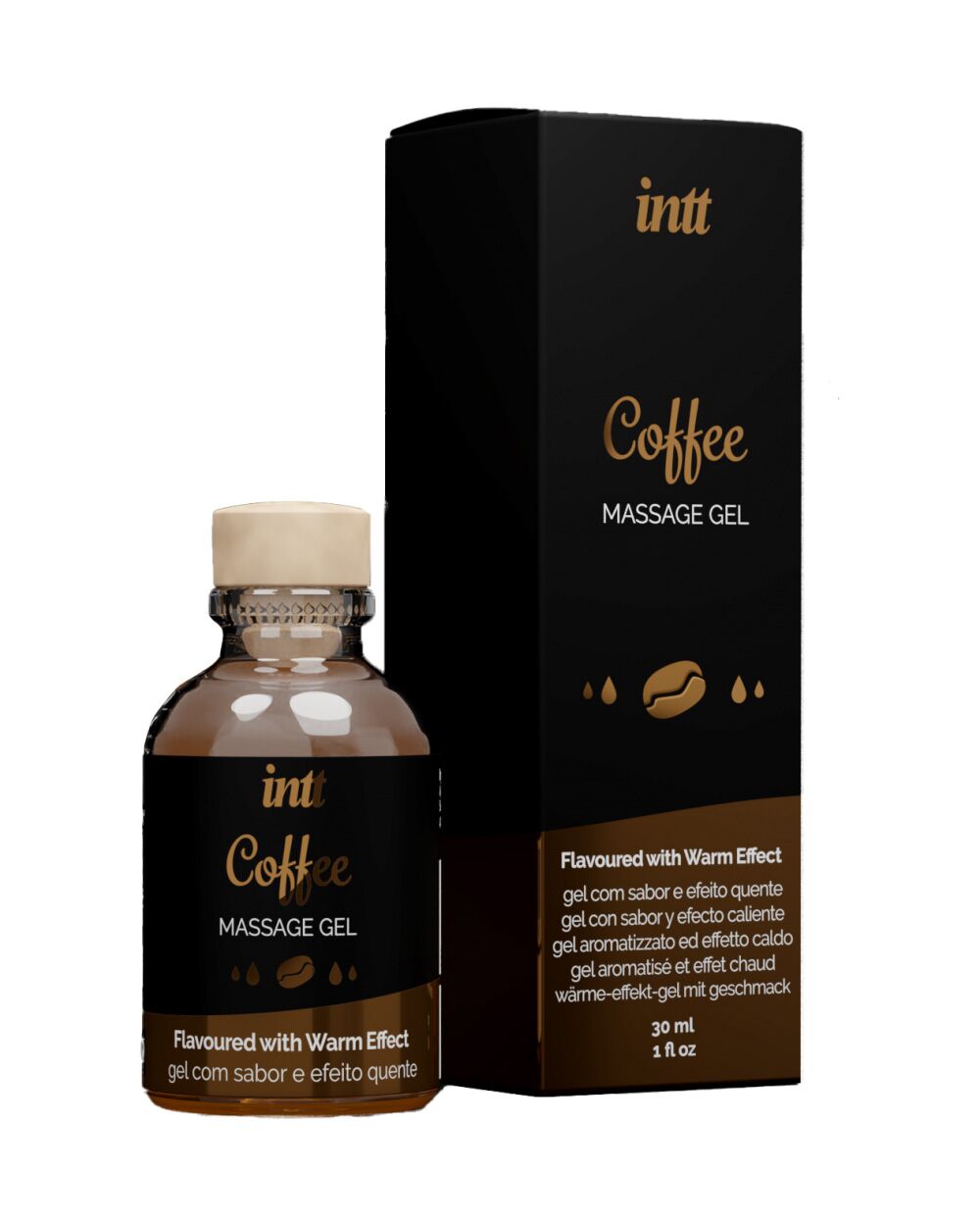 Масажний гель для інтимних зон Intt Coffee розігрівальний