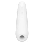 Вакуумний кліторальний стимулятор Satisfyer Curvy 1+ White з керуванням через інтернет