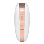 Вакуумний кліторальний стимулятор Satisfyer Love Triangle White з керуванням через інтернет
