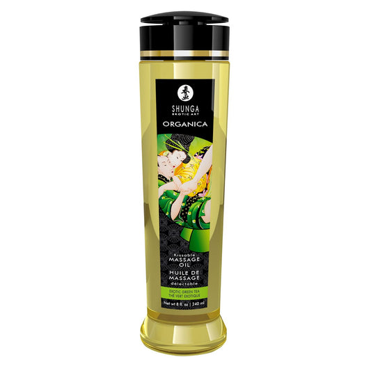 Органічна масажна олія Shunga ORGANICA – Exotic green tea з вітаміном Е