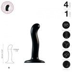 Насадка для страпона Strap-On-Me P&G-Spot Dildo, силікон