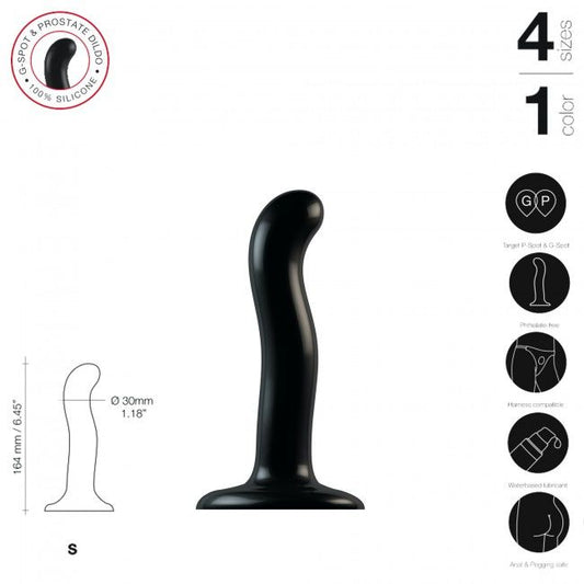 Насадка для страпона Strap-On-Me P&G-Spot Dildo, силікон