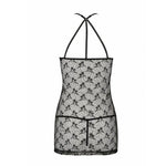 Напівпрозора сорочка Passion AZALIA CHEMISE XXL/XXXL, black