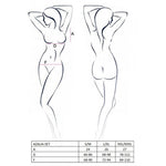 Еротичний комплект Passion AZALIA SET L/XL, black
