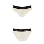 Трусики з широкою резинкою і мереживом Passion PS001 PANTIES XL, ecru