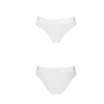 Трусики з прозорою вставкою Passion PS002 PANTIES XL, white