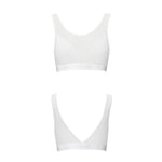 Топ з прозорою вставкою Passion PS002 TOP L, white