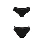 Трусики-сліпи з бавовни та еластаном Passion PS004 PANTIES S, black