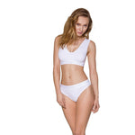 Спортивний топ з еластичної бавовни Passion PS005 TOP L, white