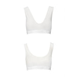Спортивний топ з еластичної бавовни Passion PS005 TOP L, white