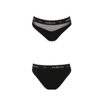 Трусики з прозорою вставкою Passion PS006 PANTIES S, black