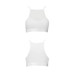 Спортивний топ з прозорою вставкою Passion PS006 TOP L, white