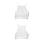 Спортивний топ з прозорою вставкою Passion PS006 TOP M, white