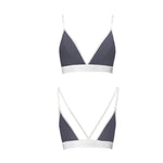 Спортивний топ з подвійними бретелями Passion PS007 TOP S, dark grey