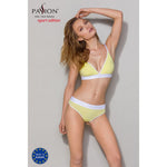 Спортивний топ з подвійними бретелями Passion PS007 TOP XL, yellow