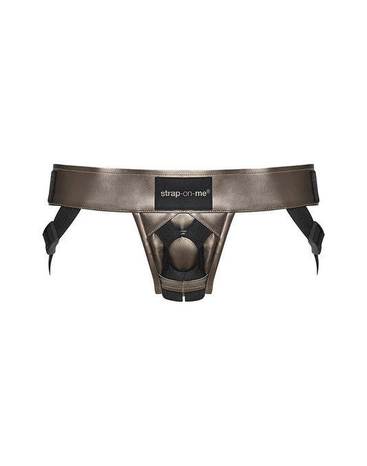 Трусики для страпона Strap-On-Me Leatherette Harness CURIOUS