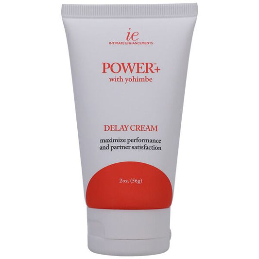 Потужний крем-пролонгатор Doc Johnson Power+with Yohimbe Delay Cream, екстракт Йохимбе, 56 г, коробка