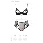 Еротичний комплект з малюнком Passion LOVELIA BIKINI XXL/XXXL, black
