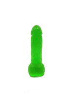 Мило у формі пеніса Чистий Кайф Green size S, крафтове мило-член, натуральне