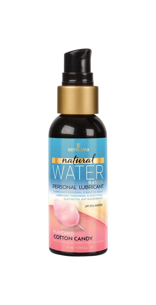 Змазка на водній основі Sensuva Natural Water-Based Cotton Candy без гліцерину та парабенів