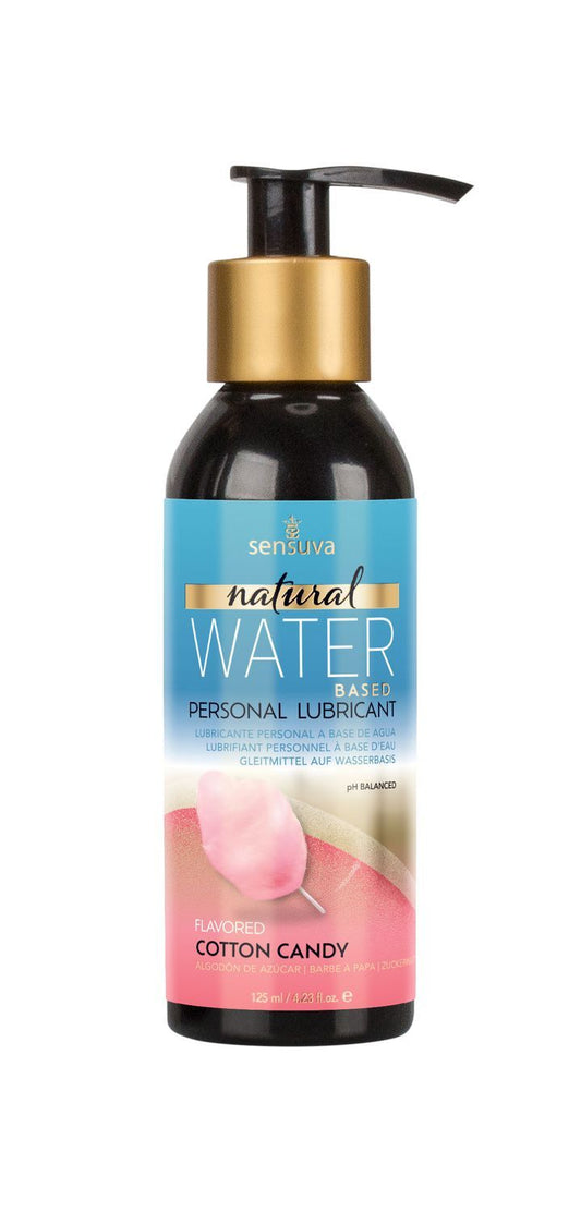 Змазка на водній основі Sensuva Natural Water-Based Cotton Candy без гліцерину і парабенів