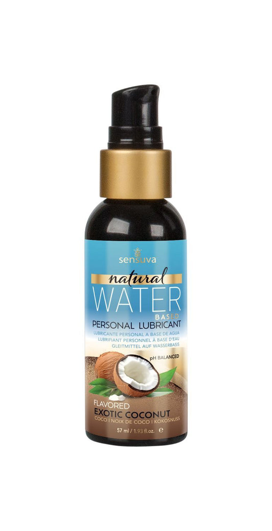 Змазка на водній основі Sensuva Natural Water-Based Exotic Coconut без гліцерину та парабенів