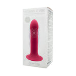 Двошаровий ділдо з вібрацією Adrien Lastic Hitsens 2 Pink, відмінно для страпона, макс діаметр 4 см