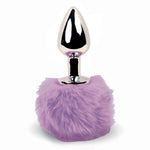 Анальна пробка FeelzToys - Bunny Tails Butt Plug Purple
