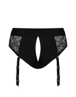 Мереживні труси для страпона з підв'язками для панчіх Strap-On-Me DIVA HARNESS - S